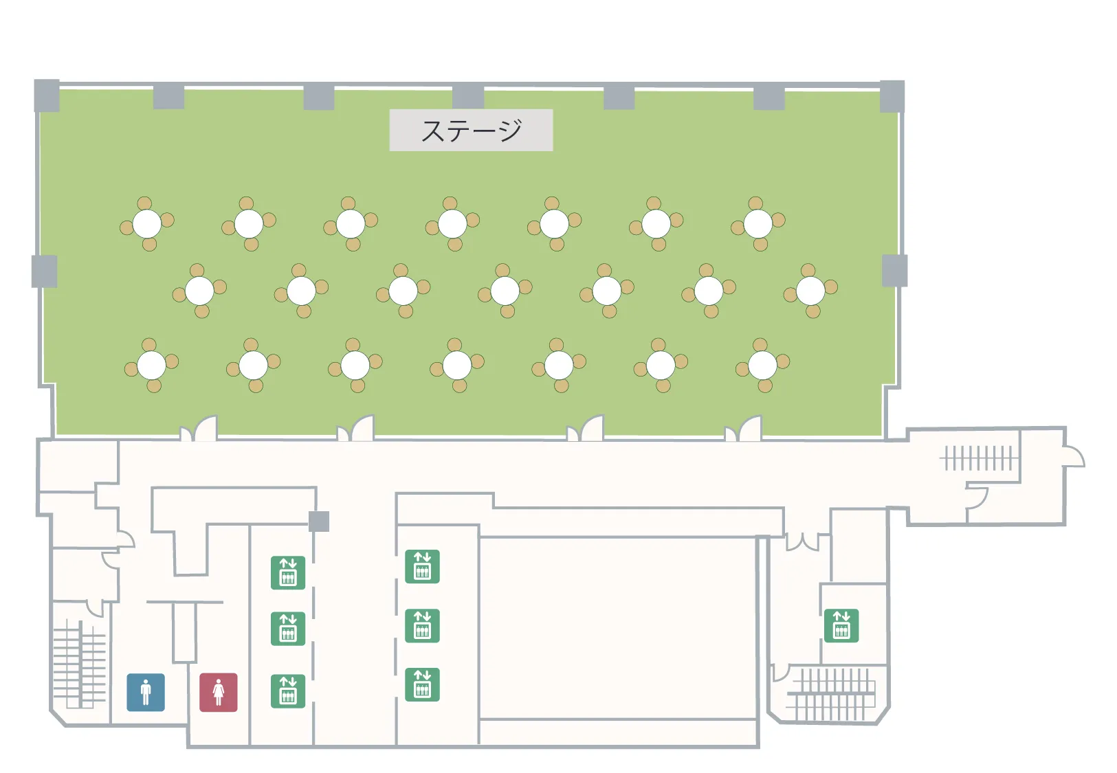 フロアマップ 記念式典・懇親会