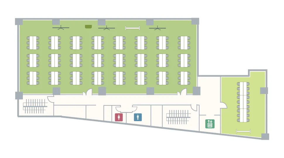 市ヶ谷駅前 3F フロアマップ I字島