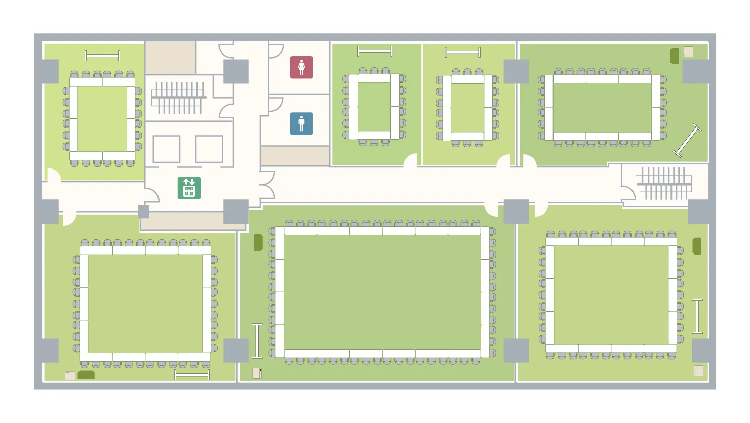 ビジョンセンター市ヶ谷 2F 口の字