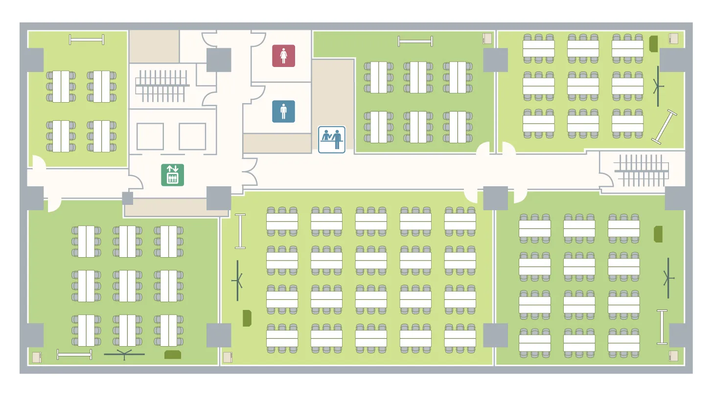 ビジョンセンター市ヶ谷 3F I字島