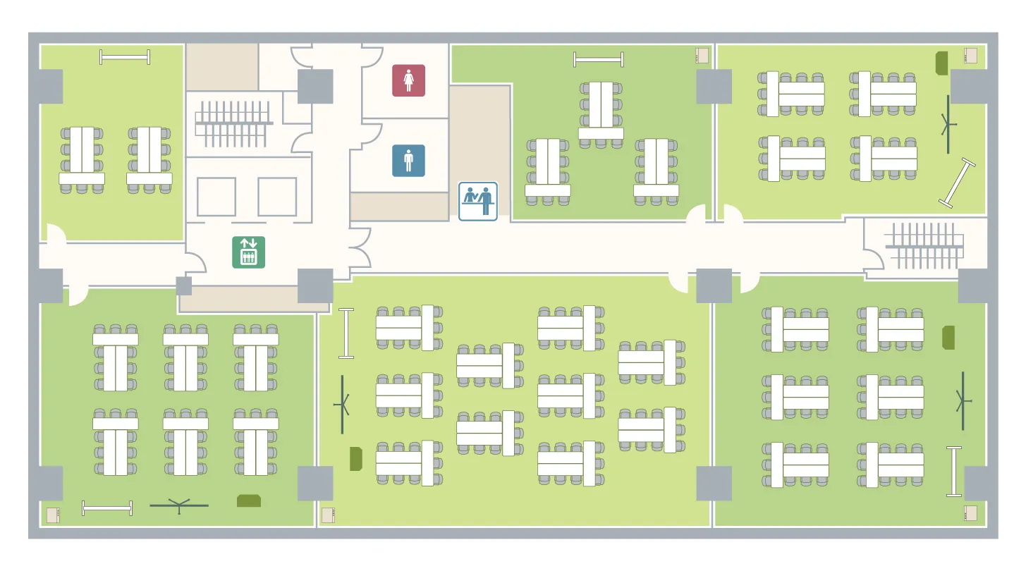 ビジョンセンター市ヶ谷 3F T字島