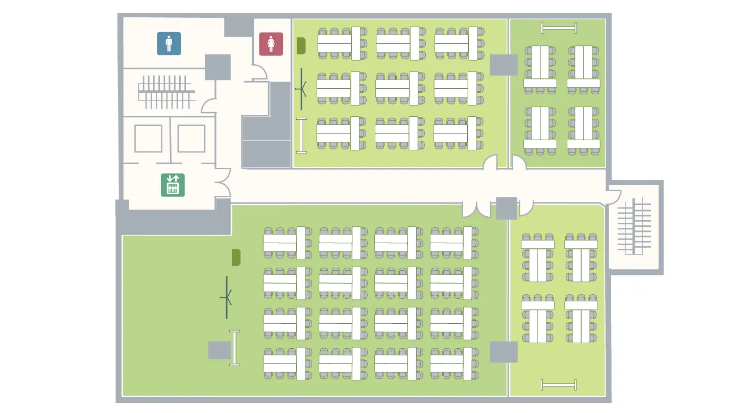 ビジョンセンター市ヶ谷 6F T字島