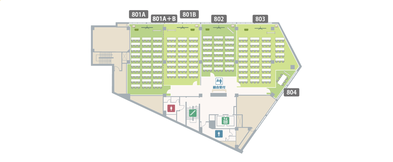 8階フロアマップ