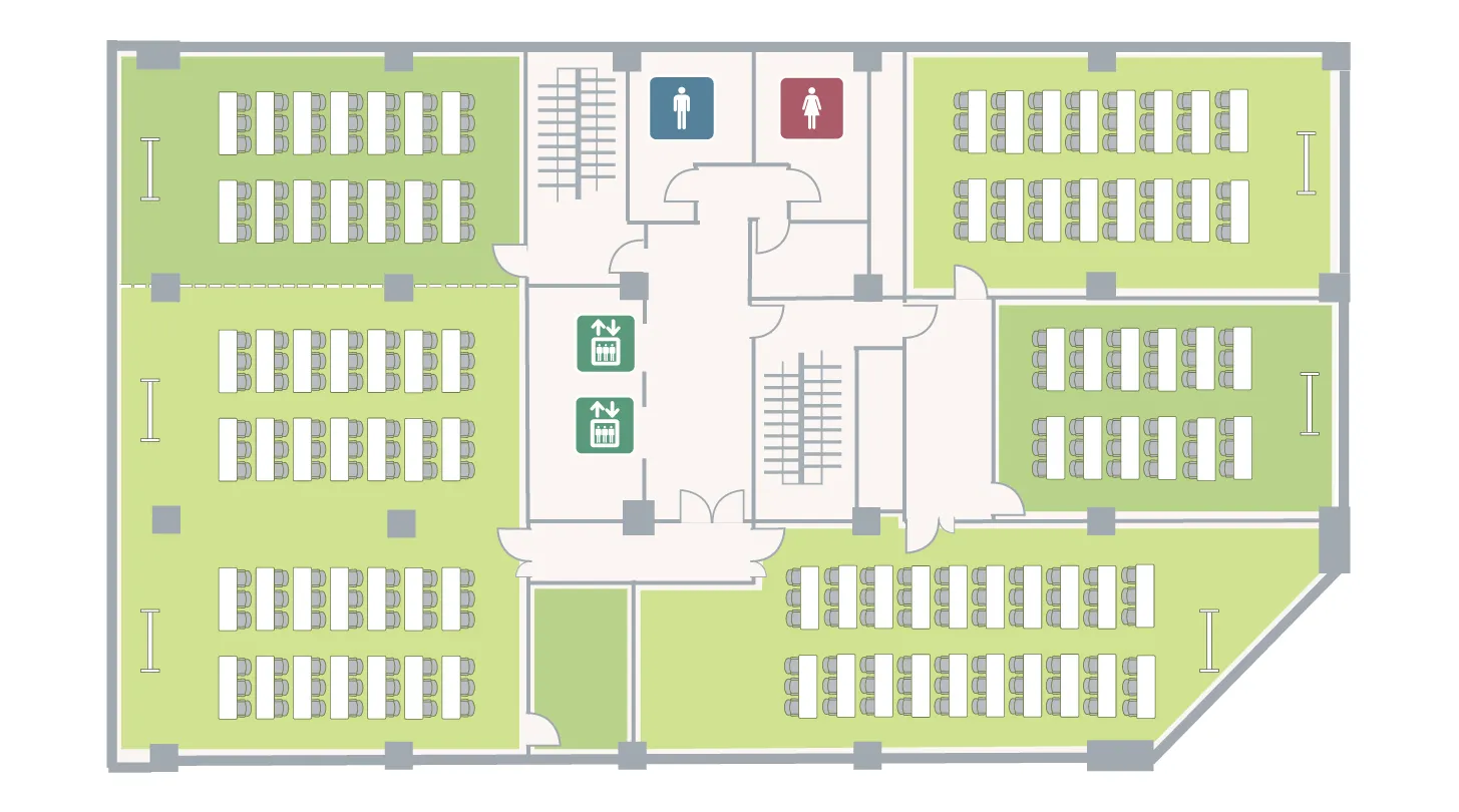虎ノ門アネックス 5F フロアマップ スクール