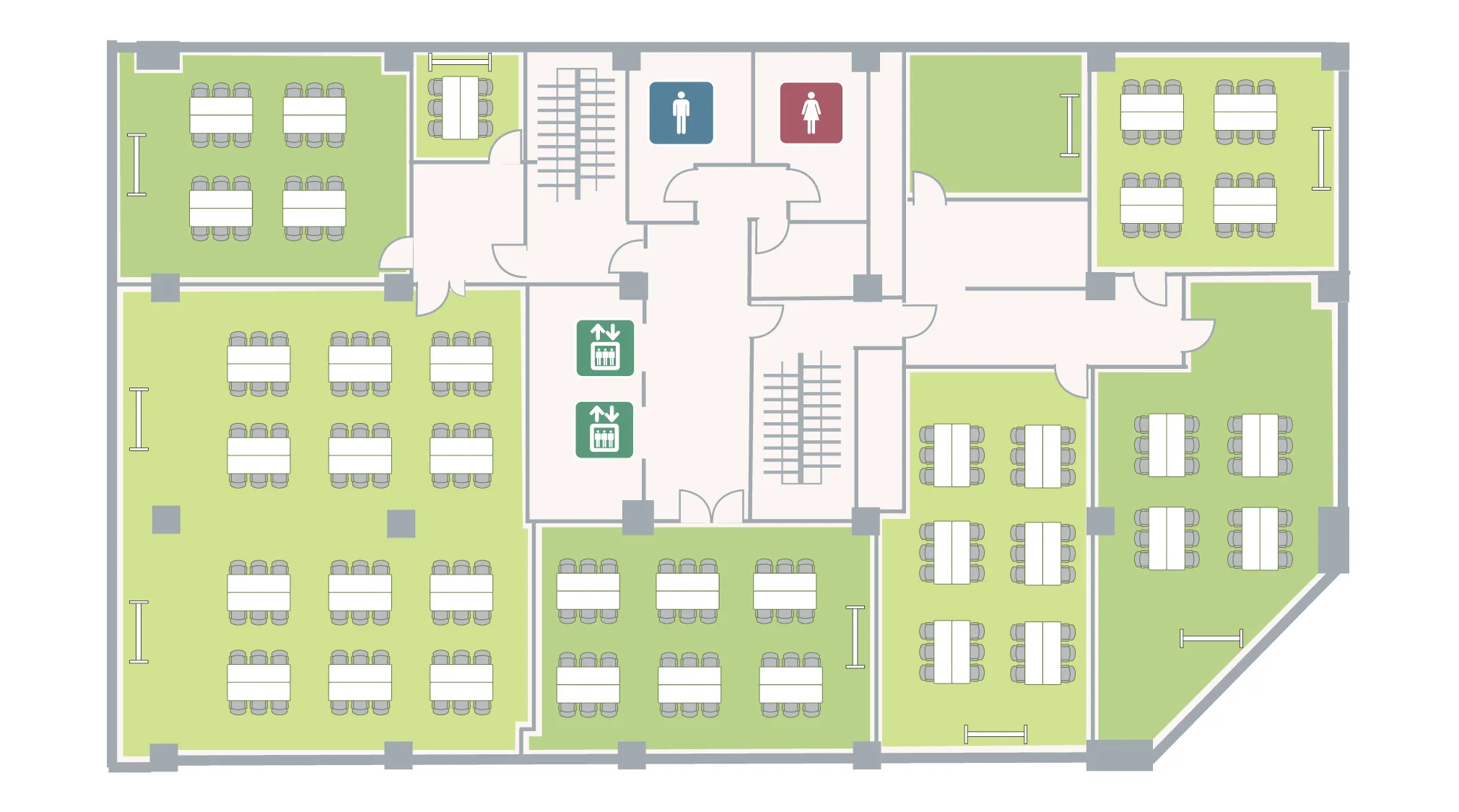 虎ノ門アネックス 4F フロアマップ I字島