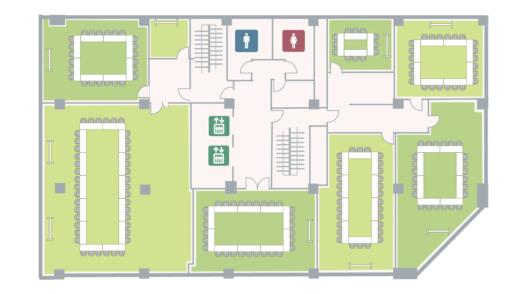 虎ノ門アネックス 4F フロアマップ ロの字