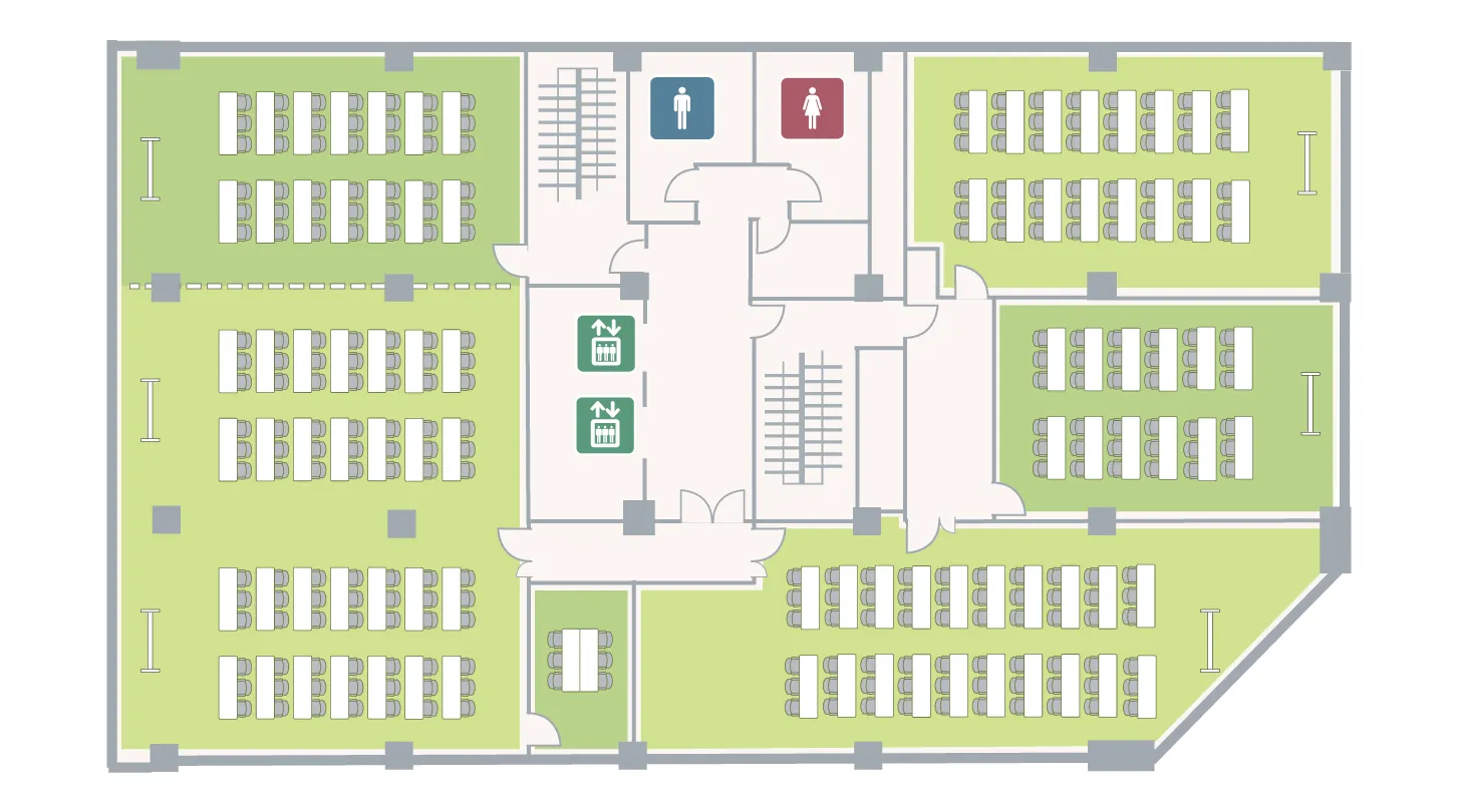 虎ノ門アネックス 5F フロアマップ スクール