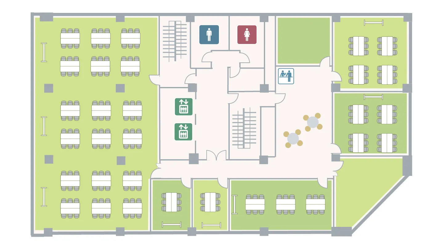 虎ノ門アネックス 6F フロアマップ I字島