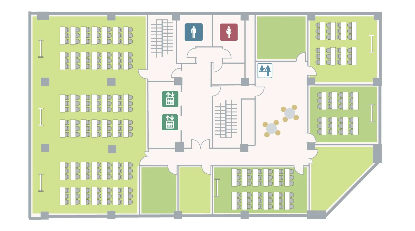 虎ノ門アネックス 6F フロアマップ スクール