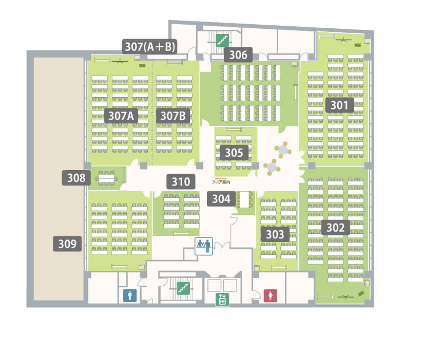 3F フロアマップ